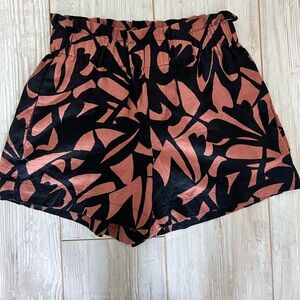 Target A New Day printed linen blend shorts